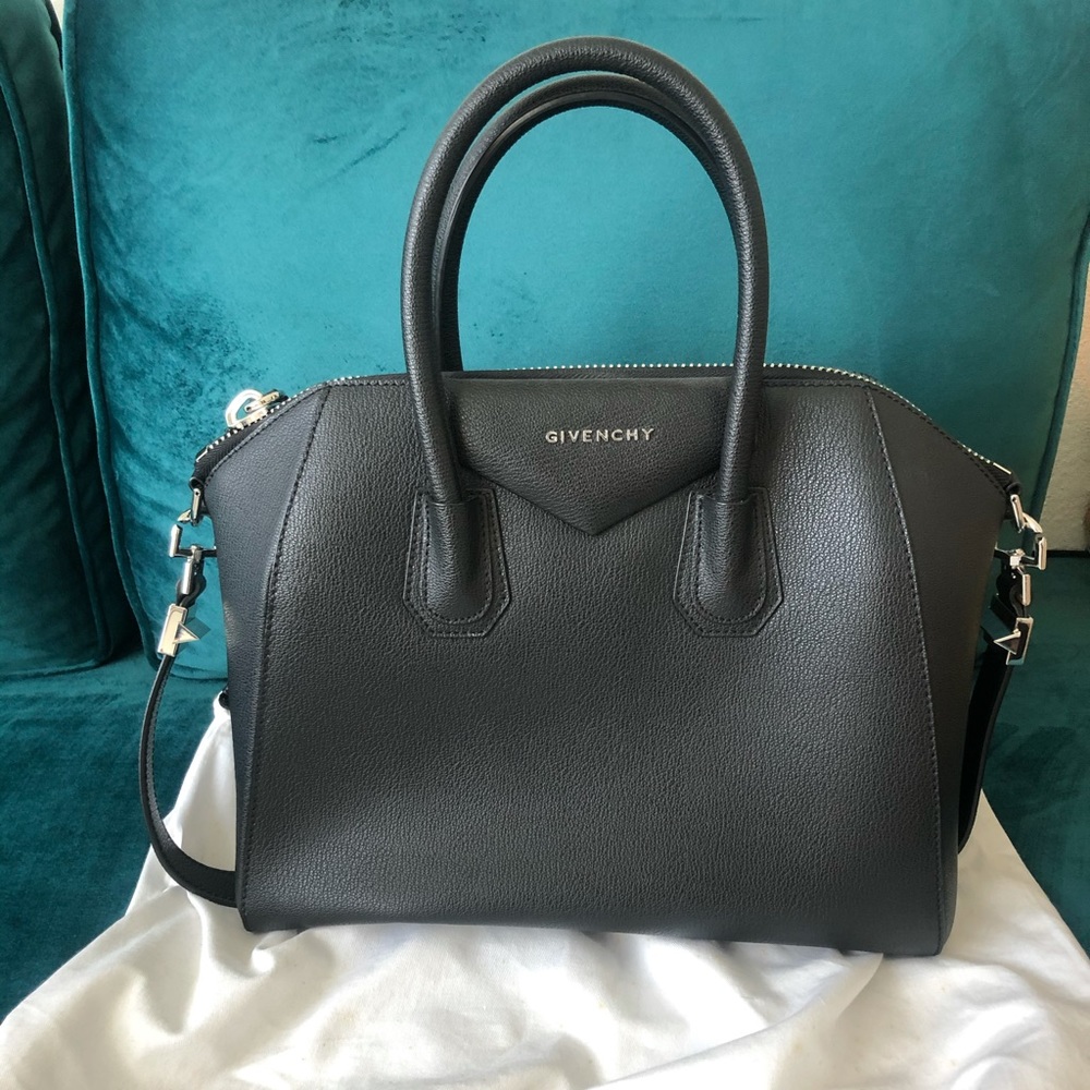 Genuine leather satchel